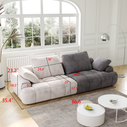 High-End Sofas 15 Sets - Beige & Orange, Gray | Factory Direct Wholesale