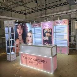 CA90745 Warehouse Display Case - Elegant Showroom | Customizable Storage