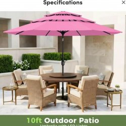 Three-Layer Outdoor Umbrellas - Durable Shade Solution | Wholesale Direct