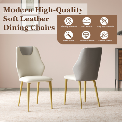 PU Leather Dining Chairs - Comfortable Seating | Wholesale Discounts
