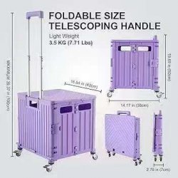 TX77507 Folding Cart - Portable Shopping | Bulk Wholesale Discounts