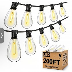 Outdoor String Lights 200FT 300 Sets - Brighten Any Event | Wholesale Bulk Pricing