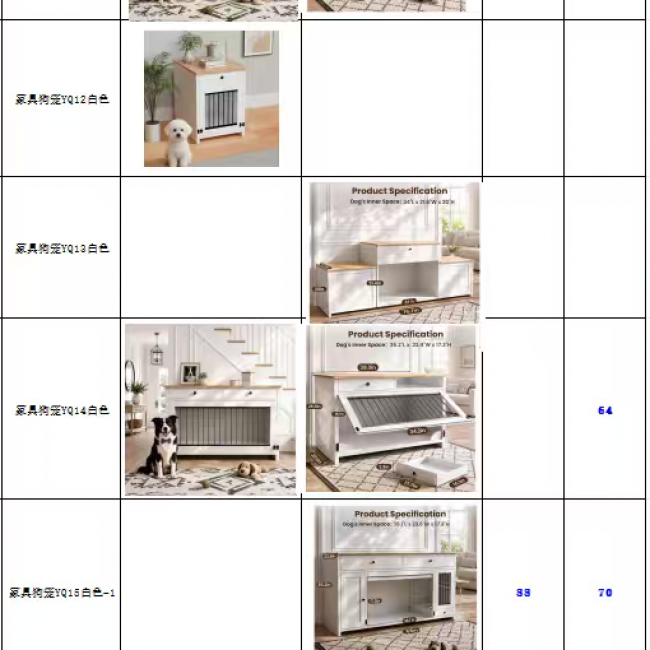 Dog Cage Cabinet NJ08003 - Durable Pet Storage | Bulk Wholesale Discounts - Image 5