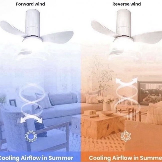 26 Inch Ceiling Fan with Light - Cool Comfort for Home | Bulk OEM Available - Image 4