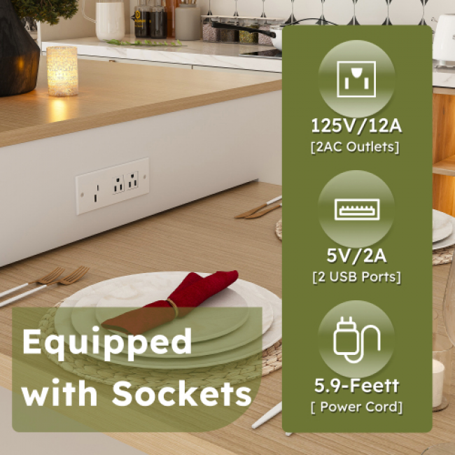Expandable Kitchen Island - 83 Sets Clearance | Bulk Discounts Available - Image 3