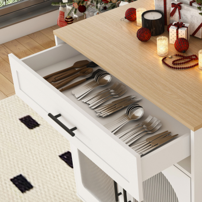 Expandable Kitchen Island - 83 Sets Clearance | Bulk Discounts Available - Image 10