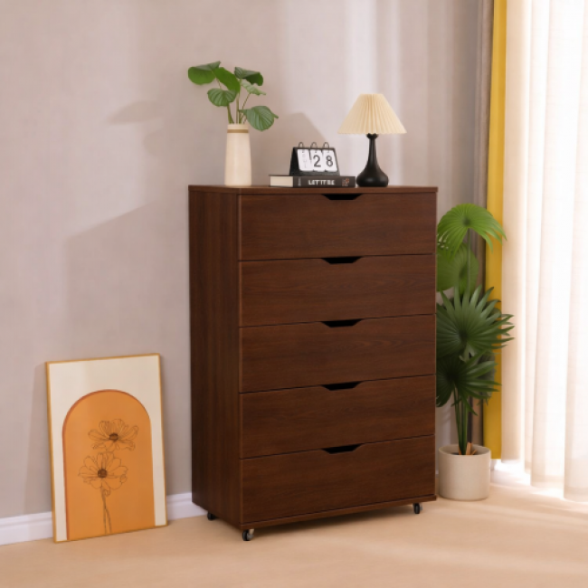 5-Drawer Storage Cabinet - Durable Home Organizer | Bulk Wholesale Discounts - Image 9