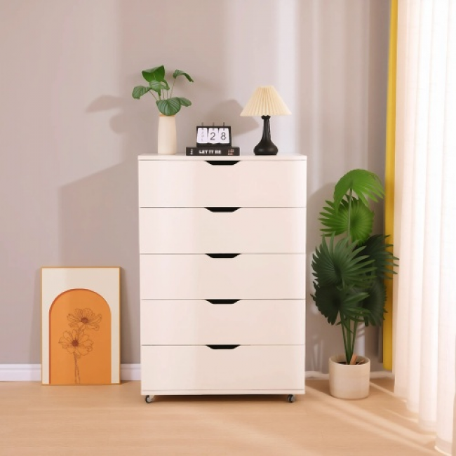5-Drawer Storage Cabinet - Durable Home Organizer | Bulk Wholesale Discounts - Image 1