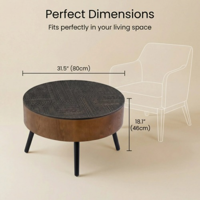 American Coffee Table 529 Set - Stylish Home Decor | Wholesale Discounts - Image 4
