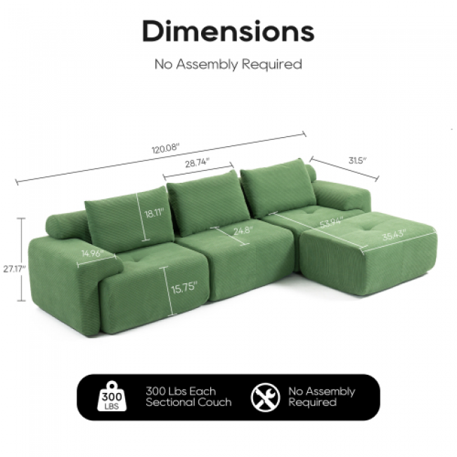 L-Shaped Sofa Sets - Comfortable Living Room Furniture | Wholesale Direct from Factory - Image 4