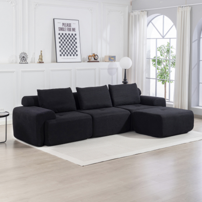 L-Shaped Sofa Sets - Comfortable Living Room Furniture | Wholesale Direct from Factory - Image 7