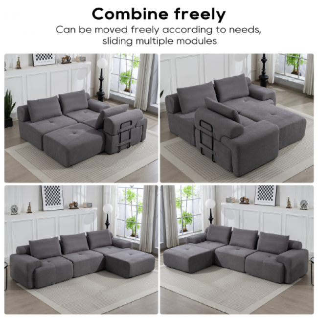 L-Shaped Sofa Sets - Comfortable Living Room Furniture | Wholesale Direct from Factory - Image 10
