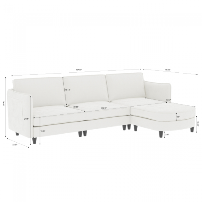 American Modular Sofa Set 218 - Comfortable Seating | Bulk Orders Available - Image 9
