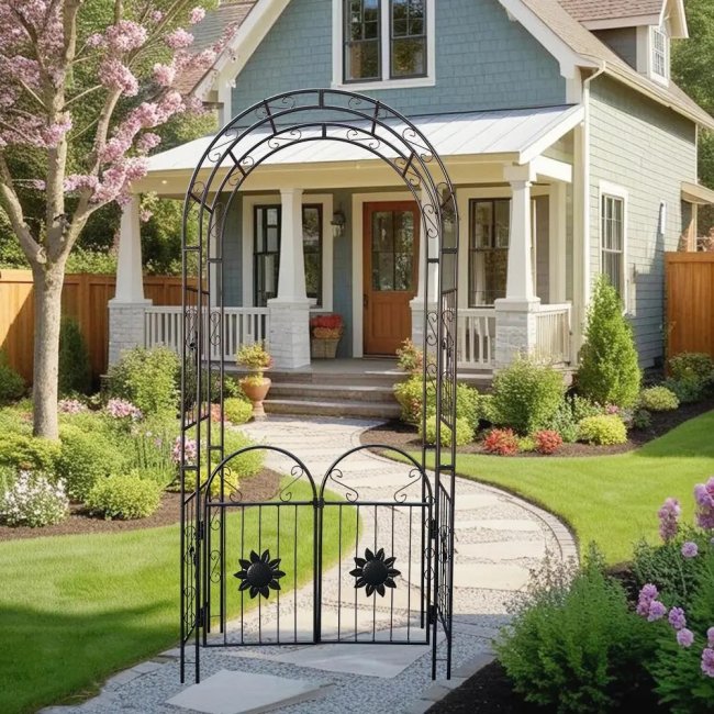 Flower Trellis Set 143 - Elegant Garden Decor | Wholesale Discounts - Image 1