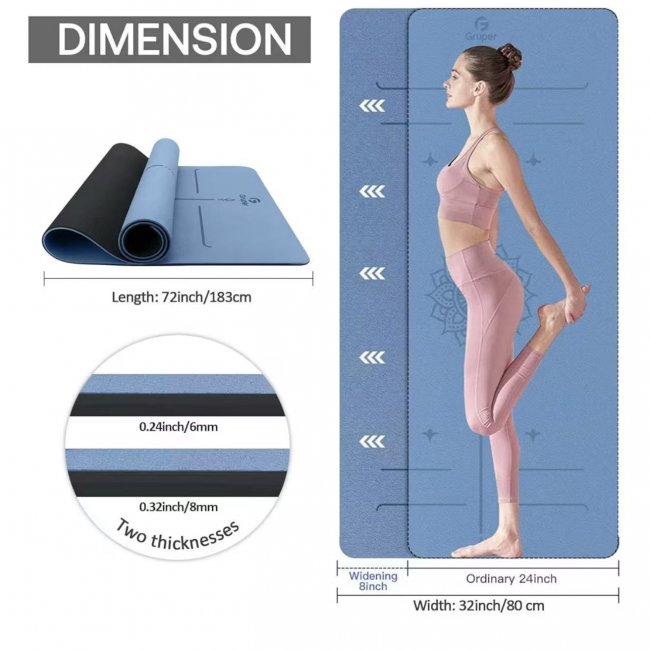 Yoga Mats Large - Non-Slip & Comfortable | Bulk OEM Customizable - Image 7