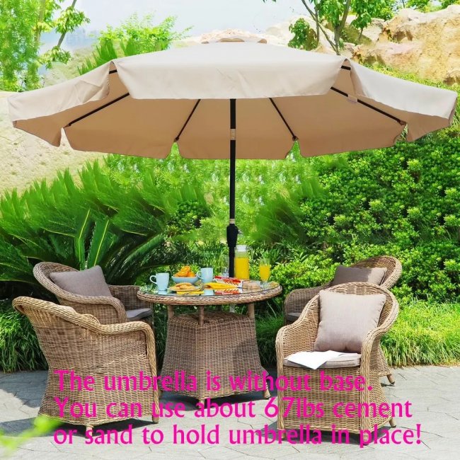 Outdoor Umbrellas 200 Set - No Base | Bulk Wholesale Direct - Image 4