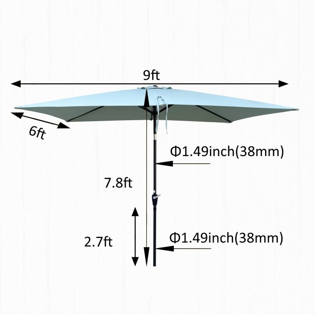 Outdoor Umbrellas 200 Set - No Base | Bulk Wholesale Direct - Image 13