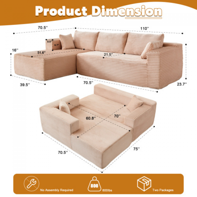 American Modular Sofa Set - Comfortable Seating | Bulk Orders Available - Image 2