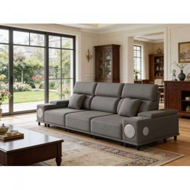 Electric Recliner Sofa Bed – 16-Unit Clearance Sale, USA Warehouse NJ 08512 (Pink, Gray, Blue) - Image 6
