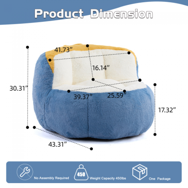 Bean Bag Chairs 444pc - Comfortable Seating | Wholesale Direct - Image 1