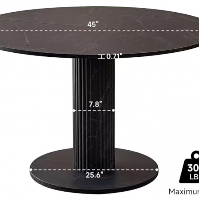 Dining Table and Chairs NJ08512 - Elegant Design | Wholesale Direct - Image 3