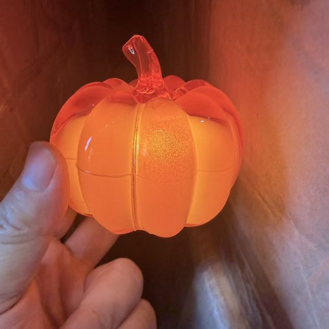 LED Pumpkin Lights - Realistic Halloween Decor | Wholesale Bulk Orders - Image 1