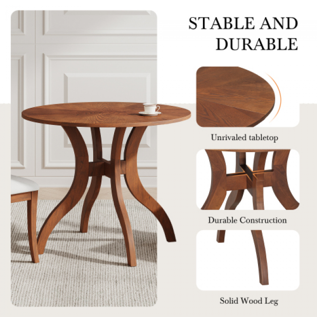 Round Dining Table 13-Piece Set - Elegant Home Furniture | Wholesale Bulk Orders - Image 2