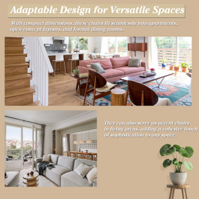 Soft Upholstered Dining Chairs - Comfortable Seating | Wholesale Bulk Options - Image 9