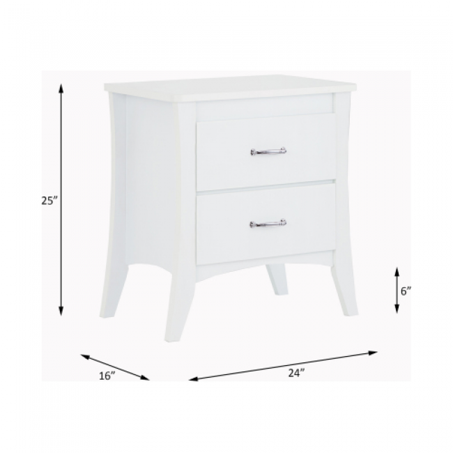 Bedside Table 3611 Set - Stylish Storage | Bulk Orders Available - Image 1