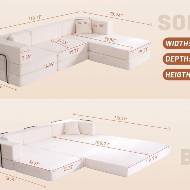 Modular Sofa 95 Sets - Comfortable Living | Wholesale Direct - Image 1