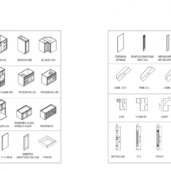 Kitchen Cabinets 1864 Pieces - Durable Storage | Wholesale Direct - Image 7