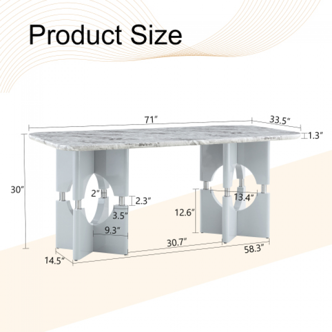 Dining Side Tables 95 Set - Elegant Home Addition | Bulk Wholesale Available - Image 3