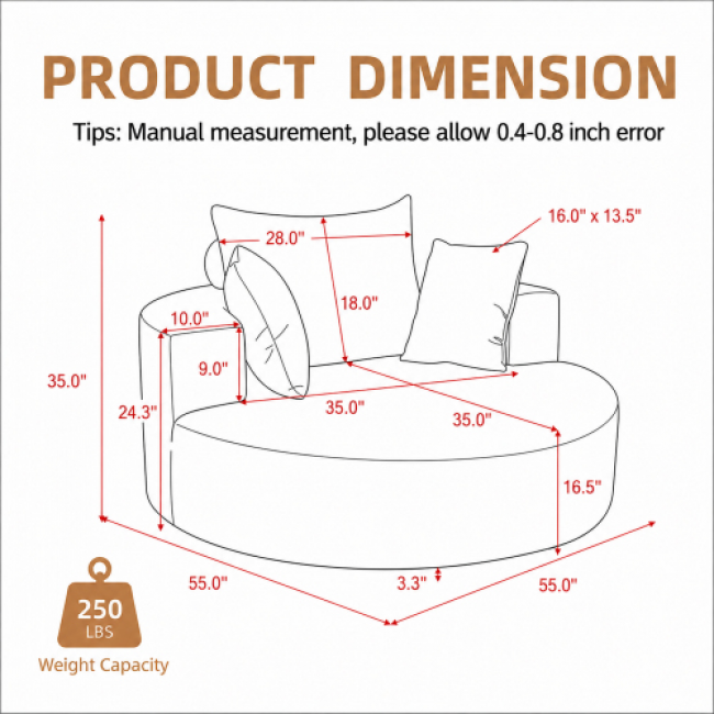 Rotatable Sofa 211 Sets - Comfortable Seating | Factory Direct - Image 4