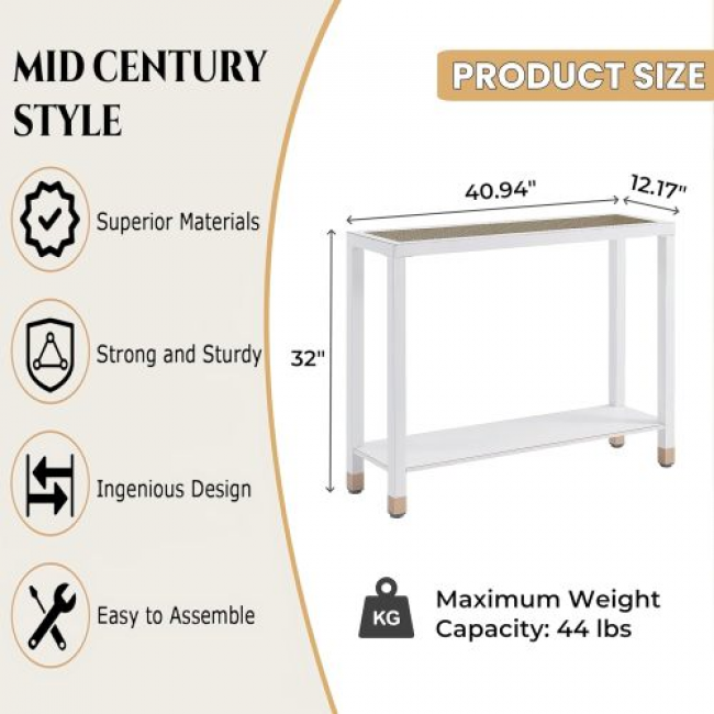 Entryway Storage Table - Stylish Home Organization | Bulk Wholesale Discounts - Image 1