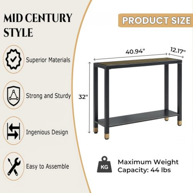 Entryway Storage Table - Stylish Home Organization | Bulk Wholesale Discounts - Image 3