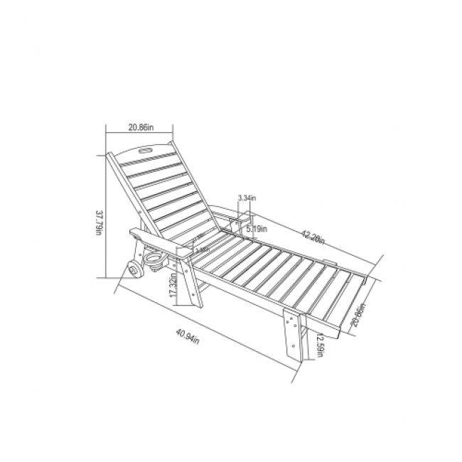 Outdoor Lounge Chairs 840 Sets - Comfortable Seating | OEM Wholesale - Image 15