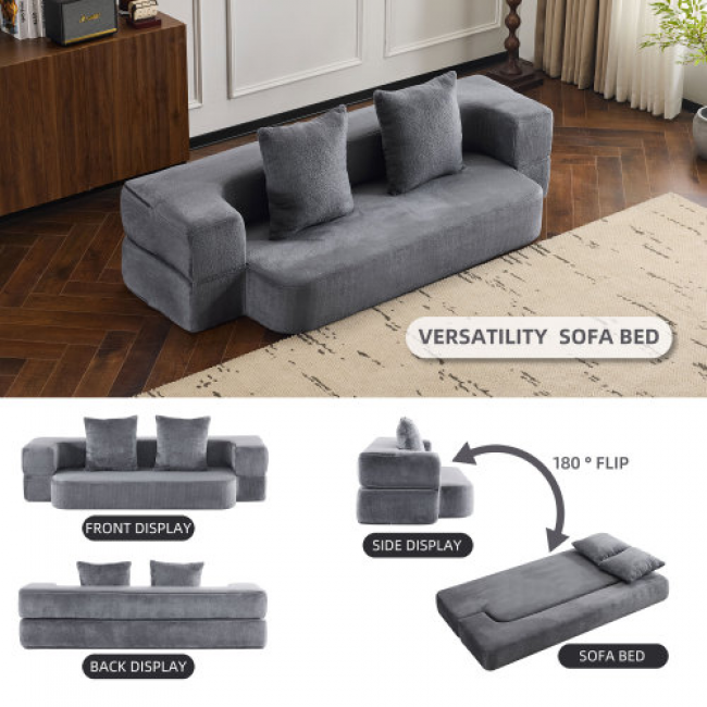 Convertible Sofa 115pc - Comfortable Home Furniture | Wholesale Bulk Pricing - Image 1