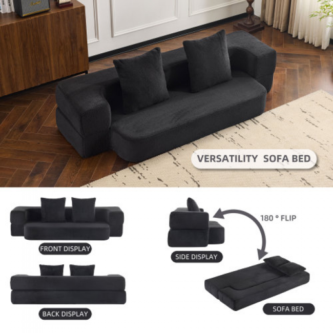 Convertible Sofa 115pc - Comfortable Home Furniture | Wholesale Bulk Pricing - Image 5