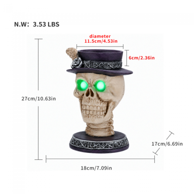 Halloween Skeleton Statues - Spooky Decor | Bulk Wholesale - Image 3