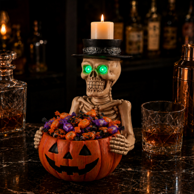 Halloween Skeleton Statues - Spooky Decor | Bulk Wholesale - Image 6