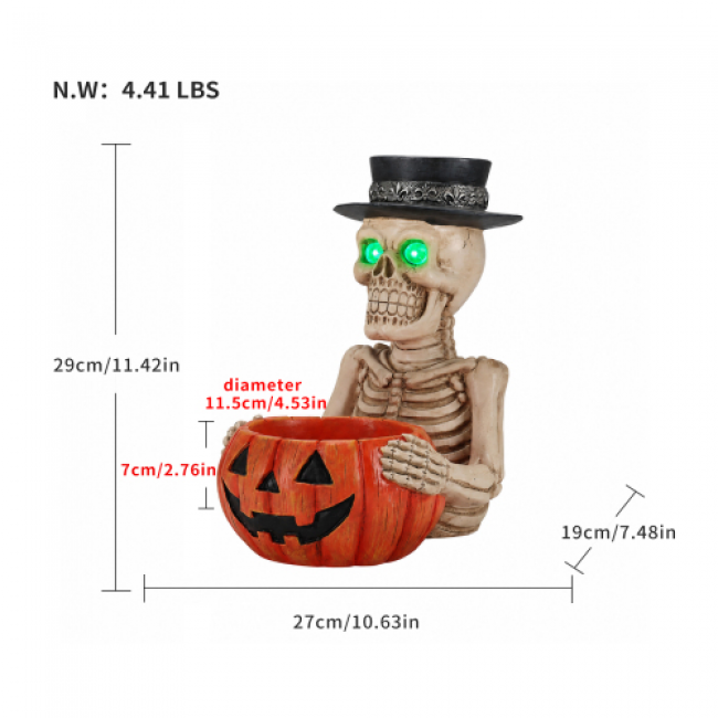 Halloween Skeleton Statues - Spooky Decor | Bulk Wholesale - Image 7