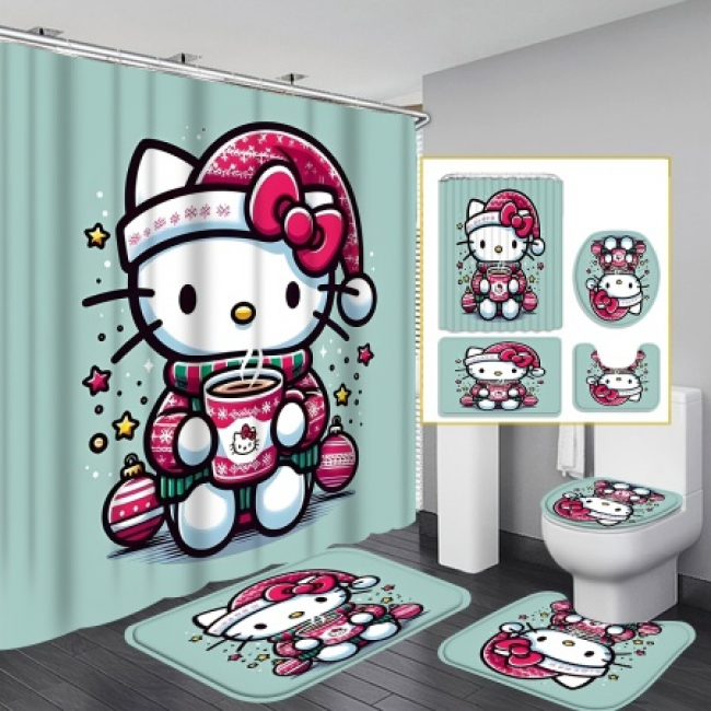 NYC Shower Curtain 4PC & Bed Sheet 3PC Set - Soft Comfort | OEM Customizable - Image 2