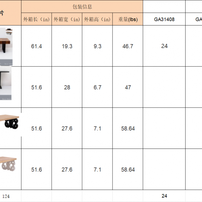 Discounted Tables 124 Sets - Space Saving | Bulk Wholesale - Image 8