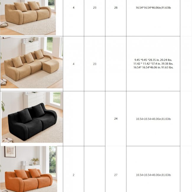 Boneless Sofa Sets - Comfortable Seating | Bulk Wholesale Available - Image 16