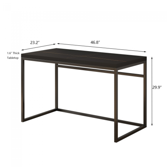 Black and Gold Long Tables - Stylish Home Decor | Bulk Wholesale Discounts - Image 1
