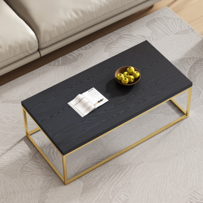 Black and Gold Long Tables - Stylish Home Decor | Bulk Wholesale Discounts - Image 3