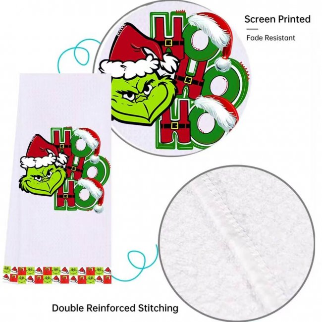 Ultrafine Fiber Waffle Kitchen Towels - Absorbent & Quick-Dry | Bulk Wholesale Discounts - Image 3