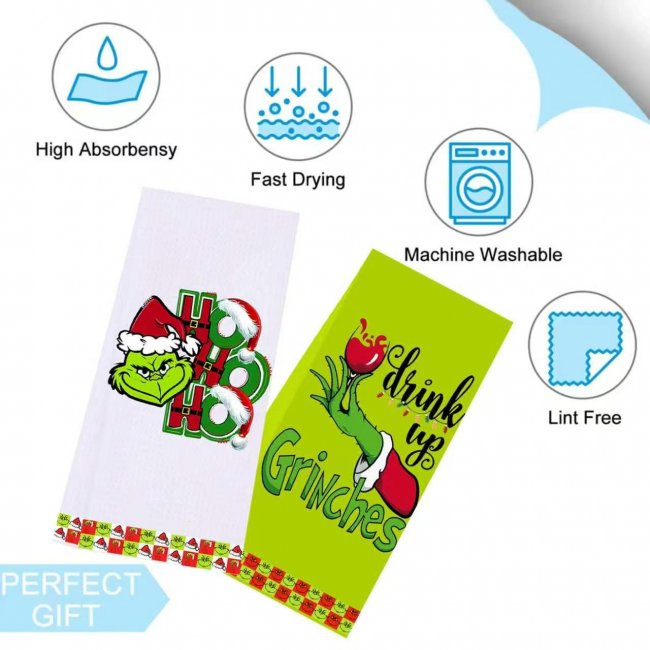 Ultrafine Fiber Waffle Kitchen Towels - Absorbent & Quick-Dry | Bulk Wholesale Discounts - Image 6