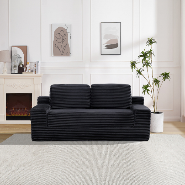 Convertible Sofa Beds - Comfortable Gray & Black | Bulk Wholesale - Image 4