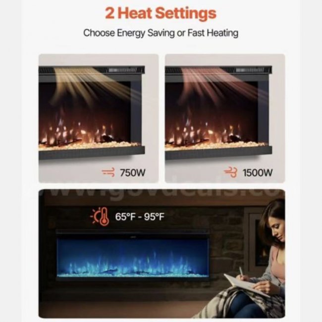 Electric Fireplaces - 160 Units Available | CA, GA Warehouses - Image 2